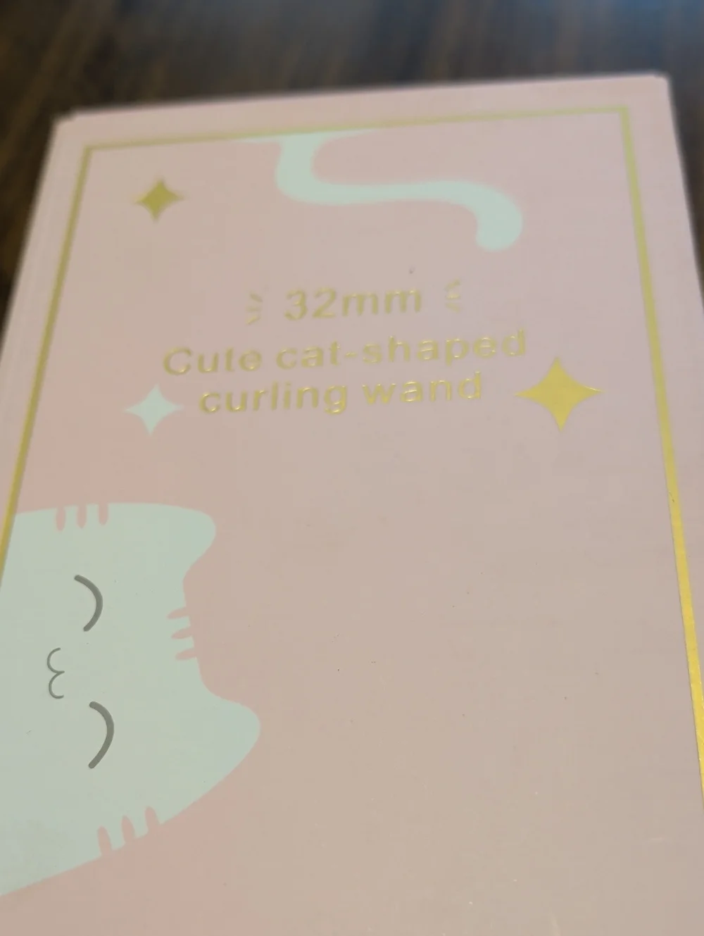 Cute Cat-Shaped Curling Wand - Pink